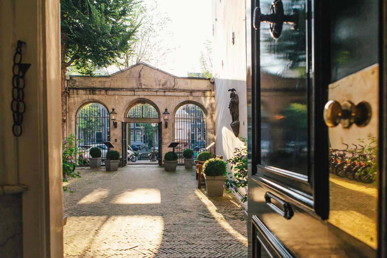 courtyard at The Dylan Amsterdam