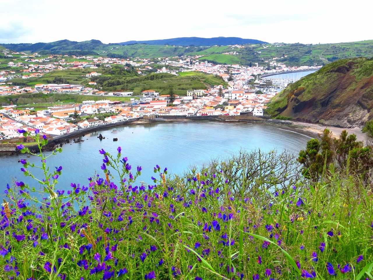 Faial - view of Horta