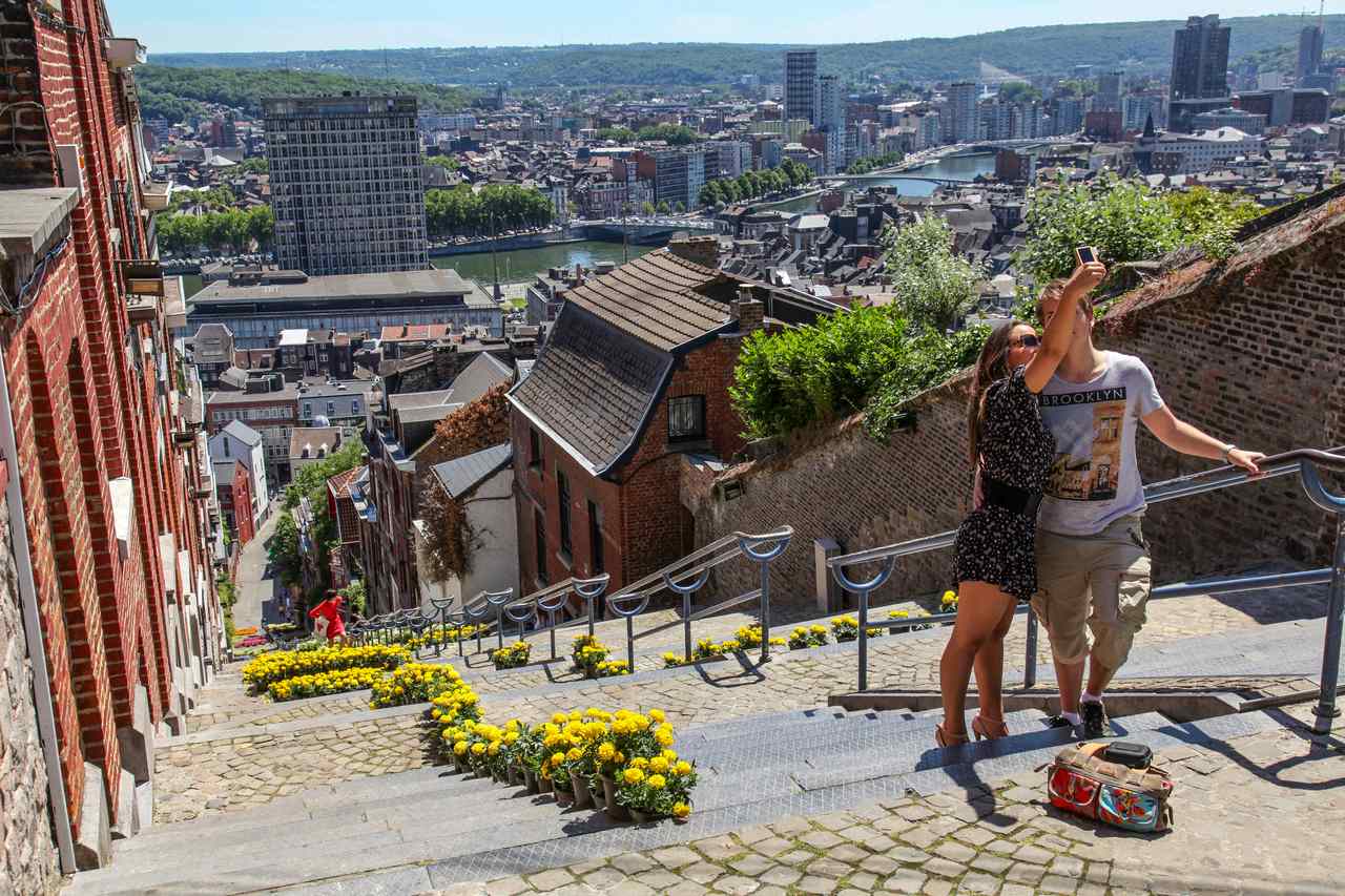 Liege - 'Bueren en fleurs' - Coteaux de la Citadelle