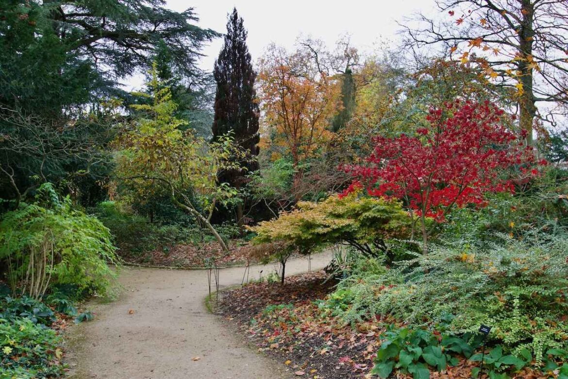 Secret Garden in Autumn, Blenheim Palace, Woodstock, Oxfordshire