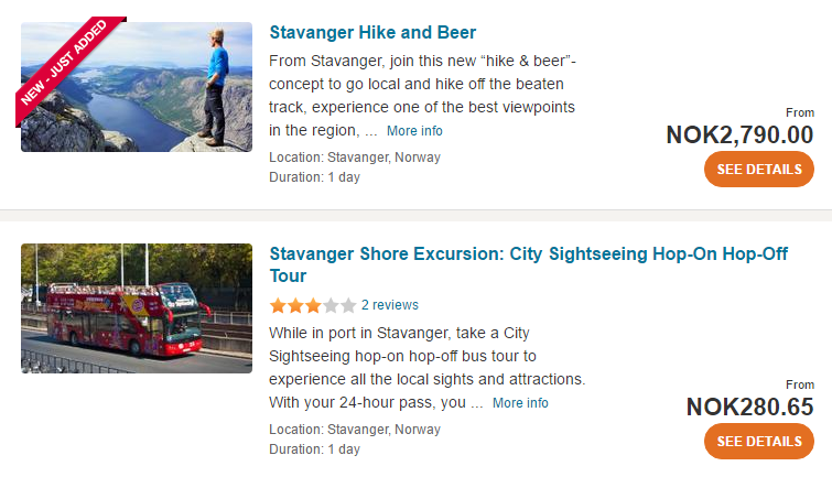 Stavanger tours & activities