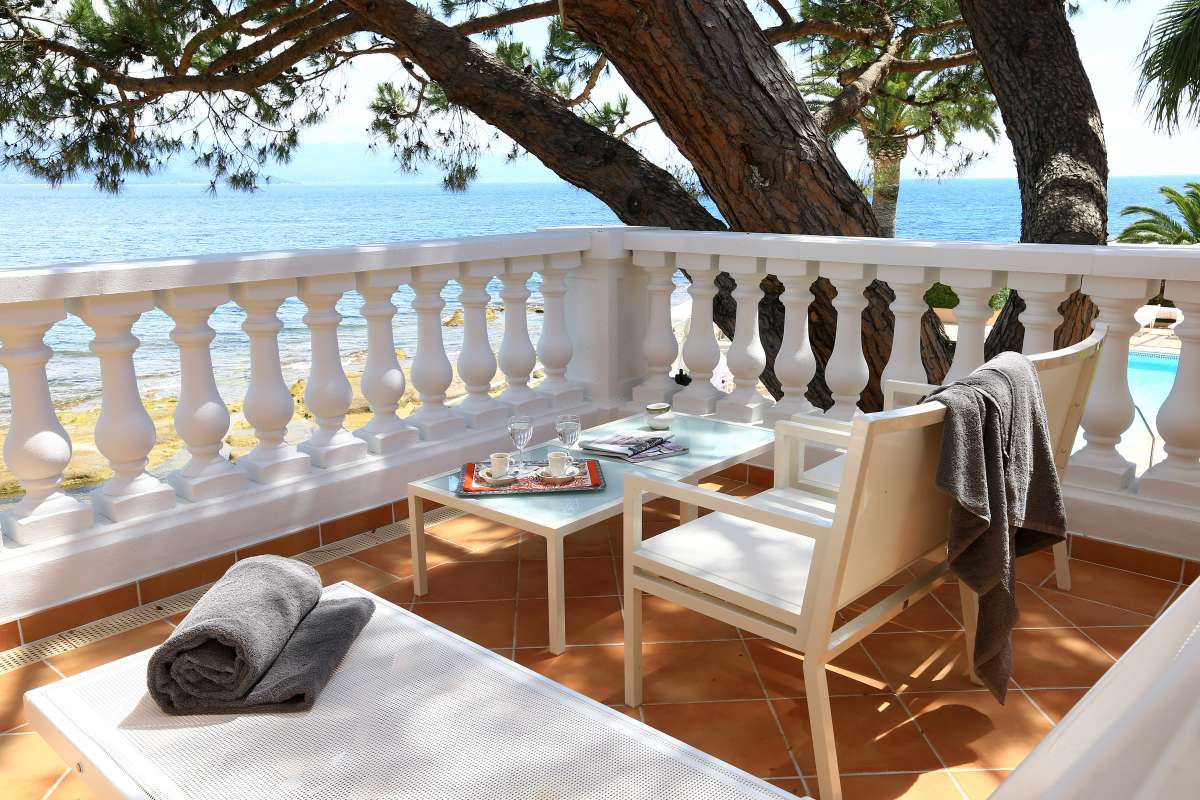 Hotel Les Mouettes, Ajaccio - terrace