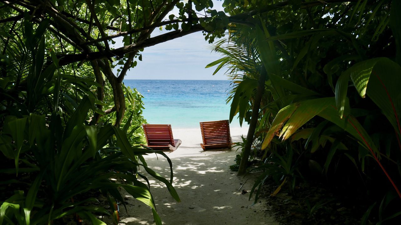 Coco Bodu Hithi Island Villa private beach entrance