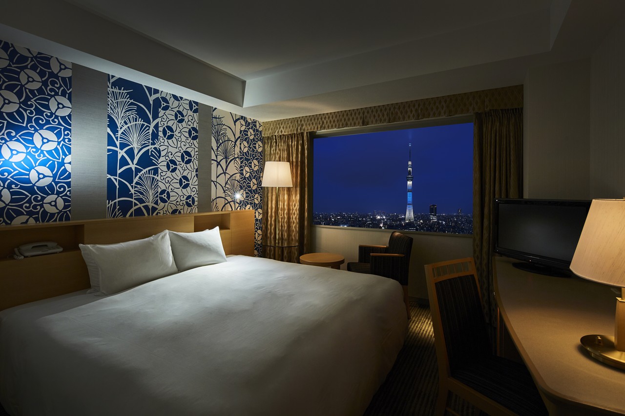 Double room with skytree view, Tobu Hotel Levant Tokyo, Japan