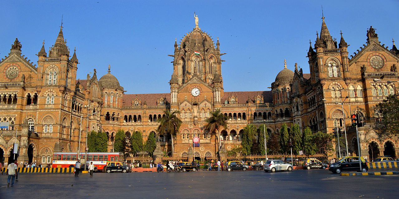 The Chhatrapati Shivaji Terminus in Mumbai