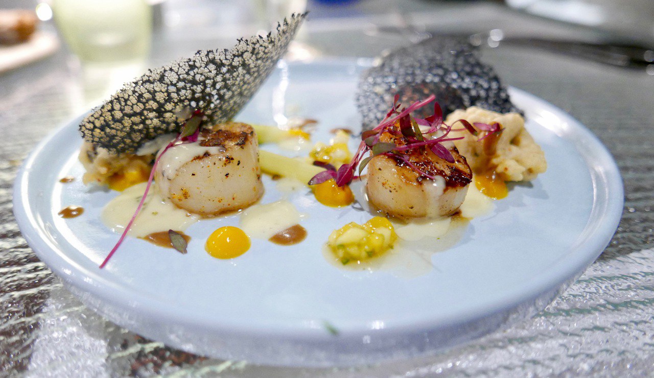 Scallops at Vilu Restaurant